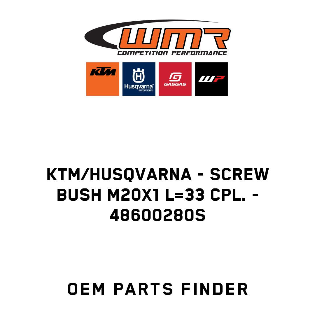SCREW BUSH M20X1 L=33 CPL.