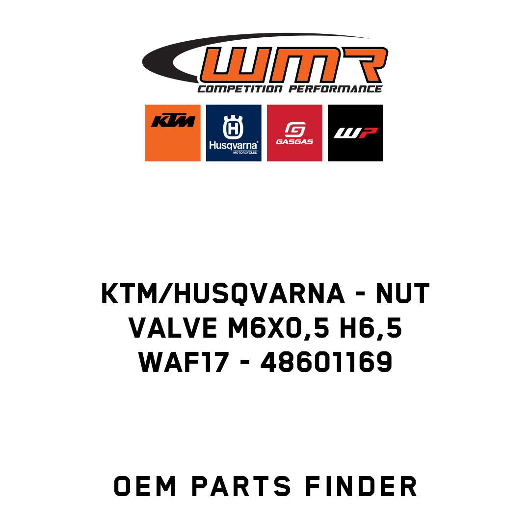 Nut valve M6x0,5 h6,5 WAF17