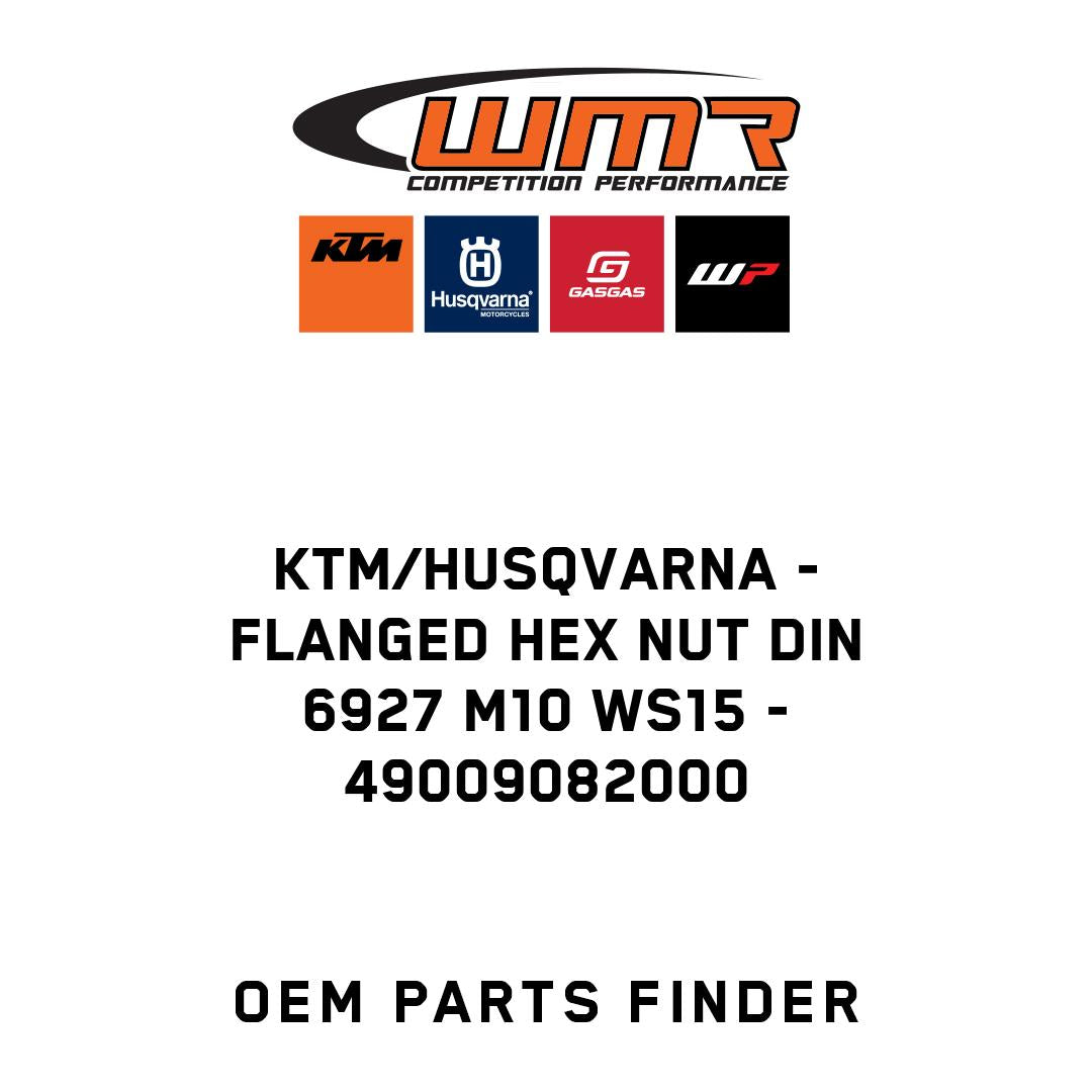 flanged hex nut DIN 6927 M10 WS15
