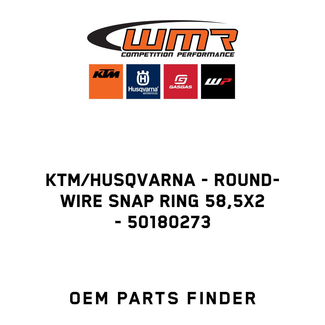 Round-wire snap ring 58,5x2