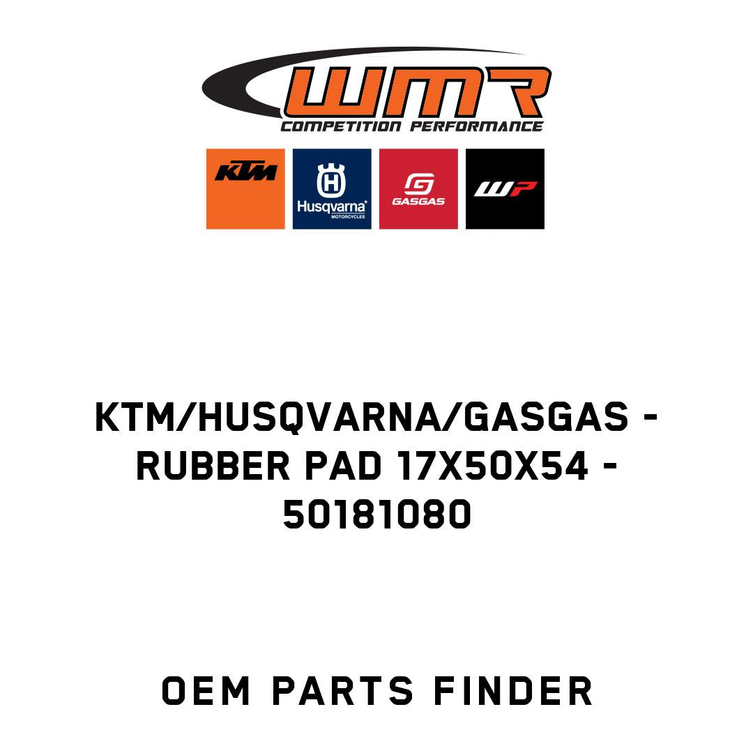 Rubber pad 17x50x54