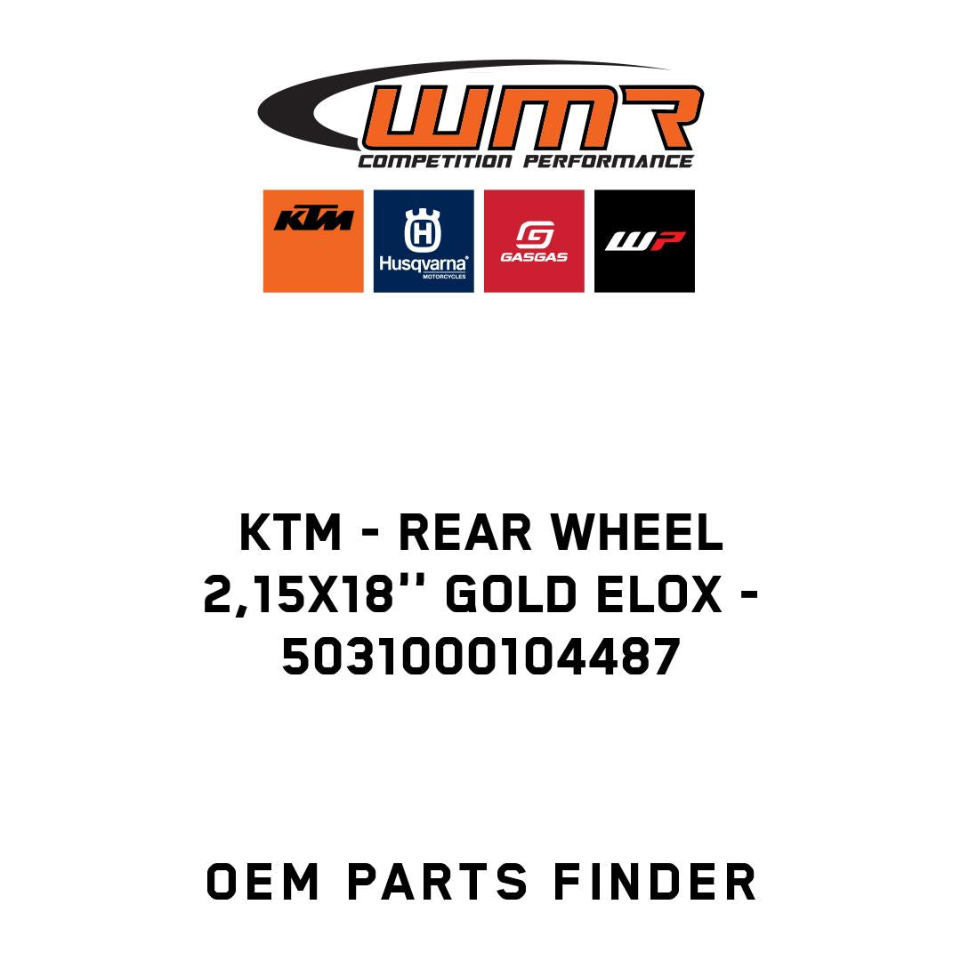 REAR WHEEL 2,15X18'' GOLD ELOX