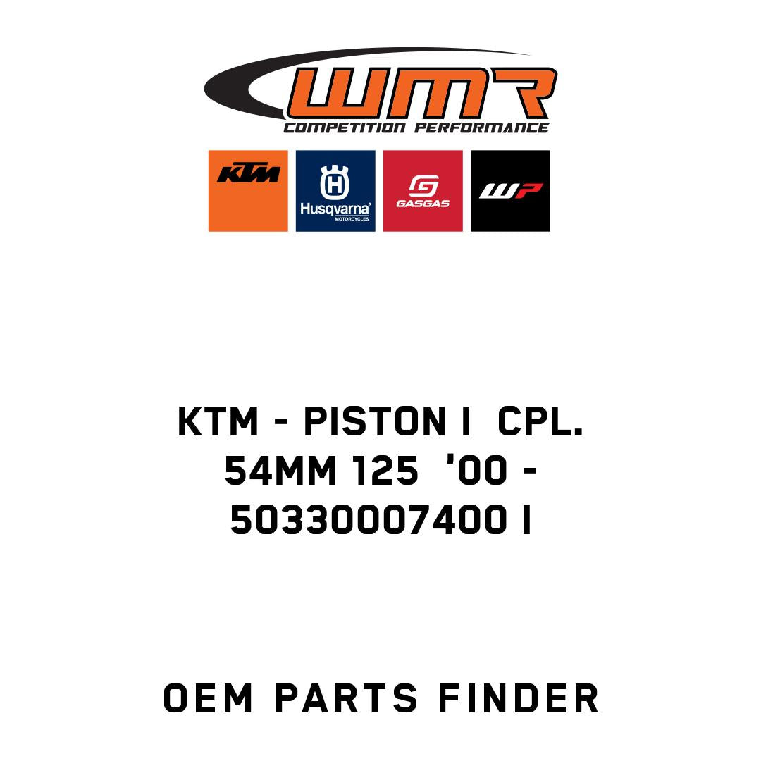 PISTON I  CPL. 54MM 125  '00