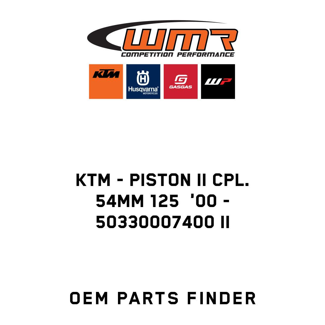 PISTON II CPL. 54MM 125  '00