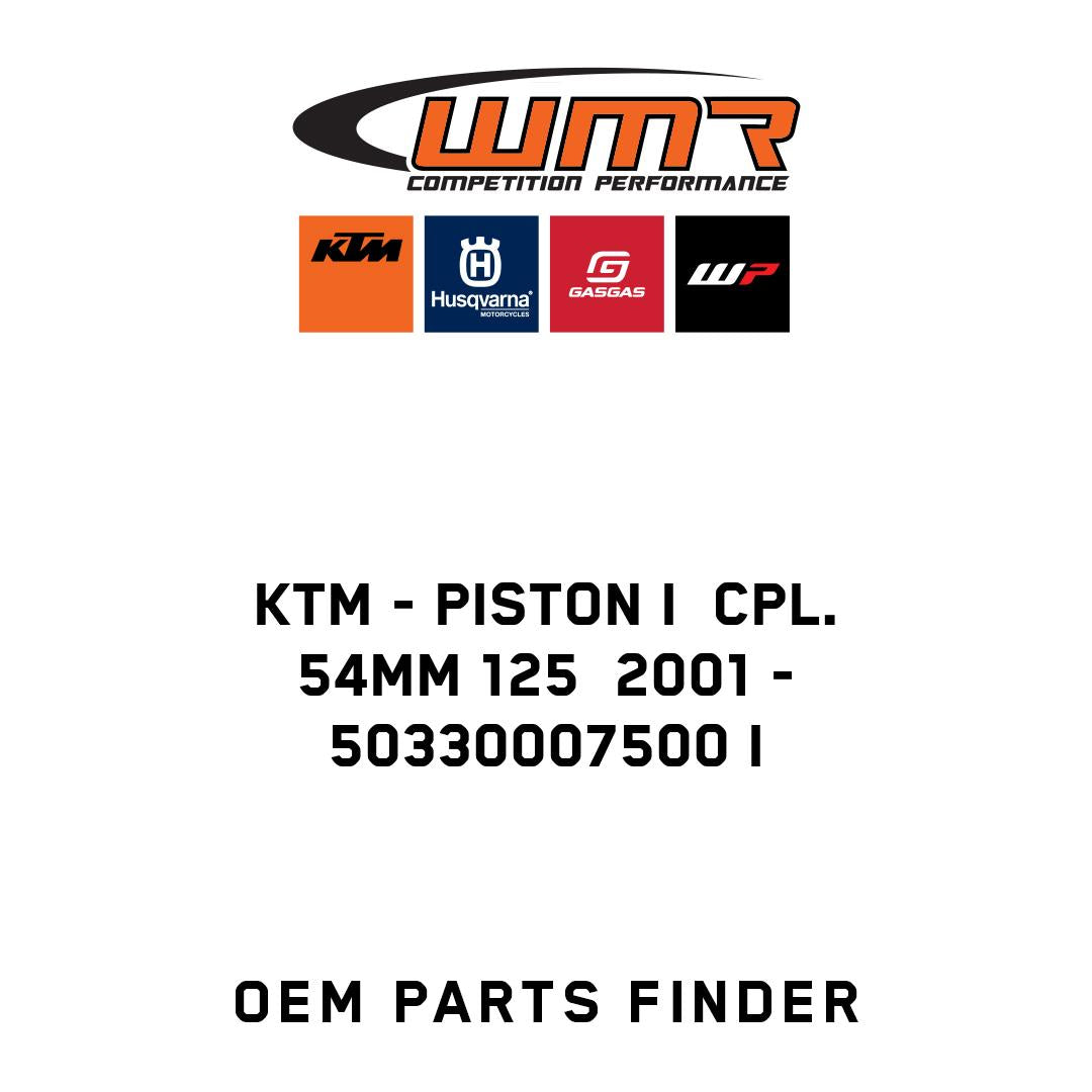 PISTON I  CPL. 54MM 125  2001
