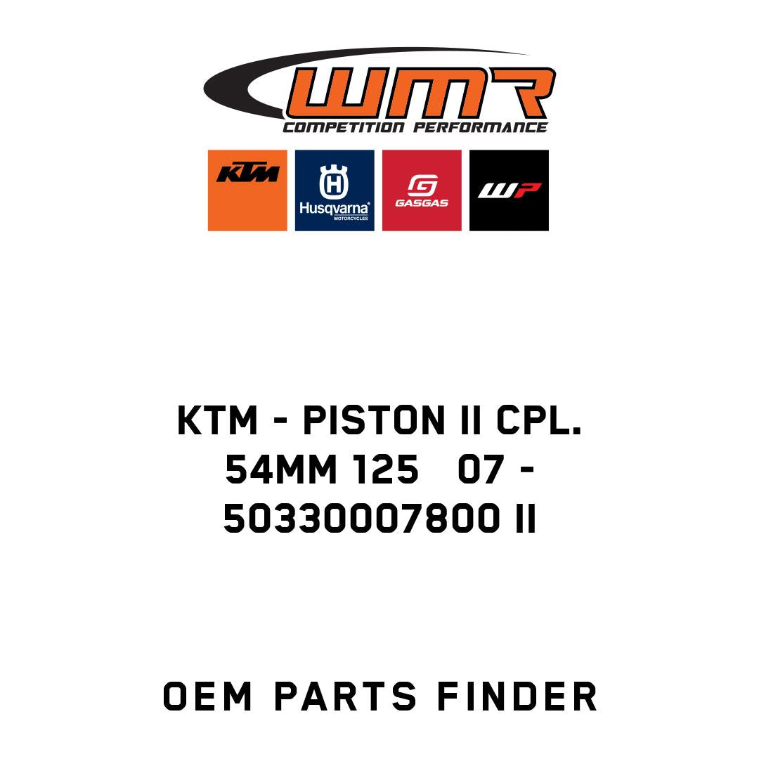 PISTON II CPL. 54MM 125   07