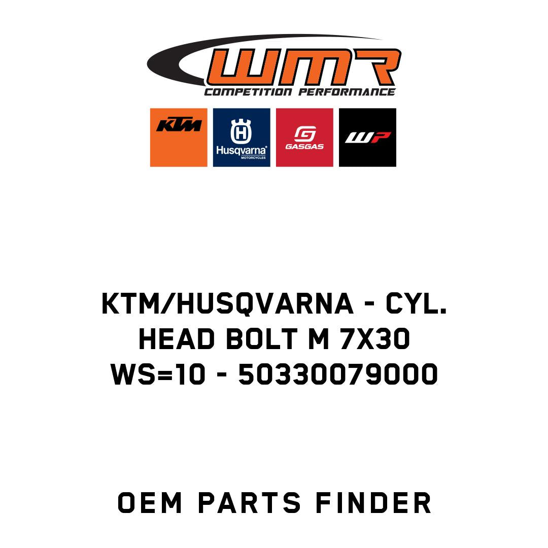 CYL. HEAD BOLT M 7X30    WS=10