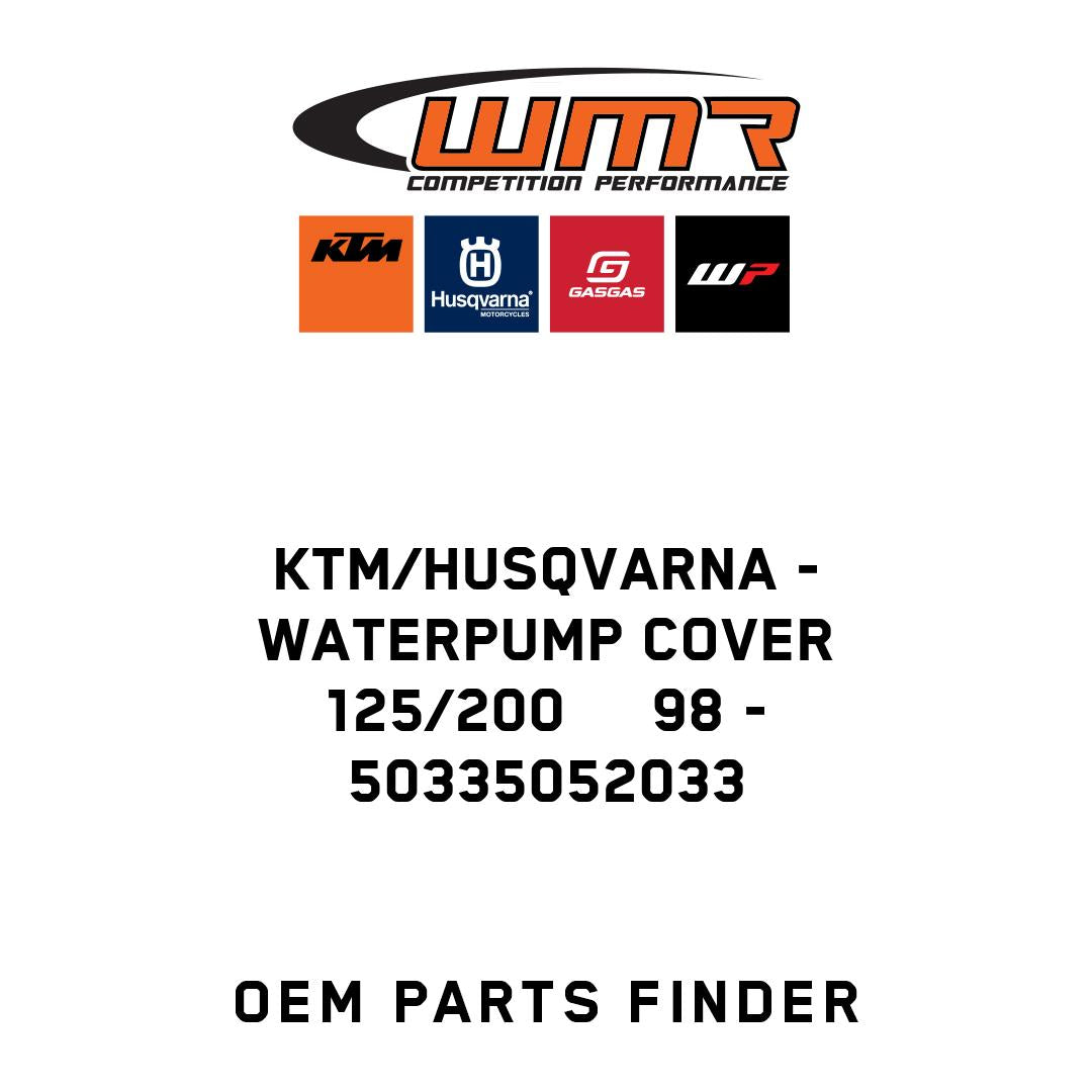 WATERPUMP COVER 125/200     98