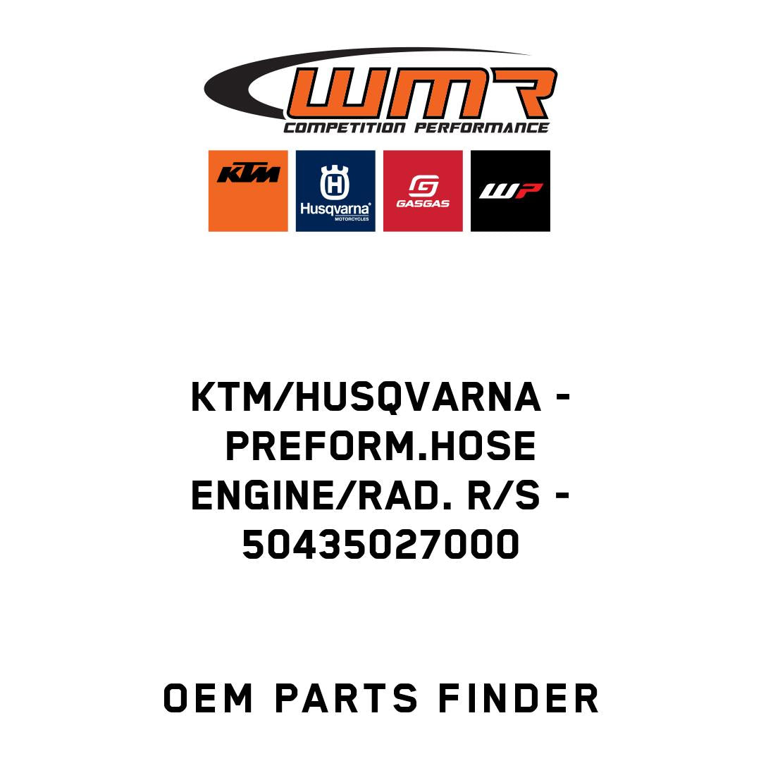 PREFORM.HOSE ENGINE/RAD. R/S