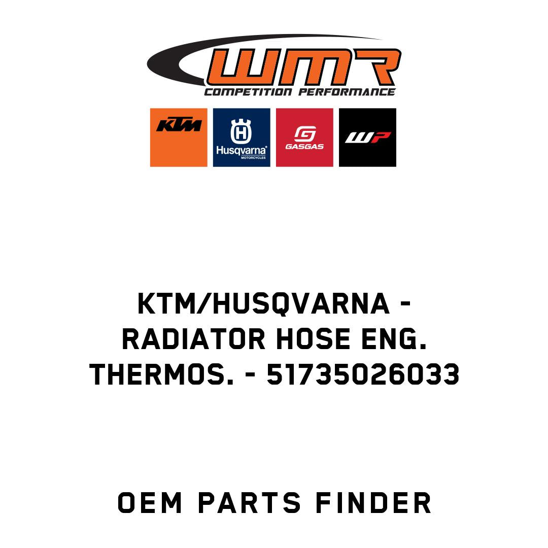 Radiator hose eng. thermos.