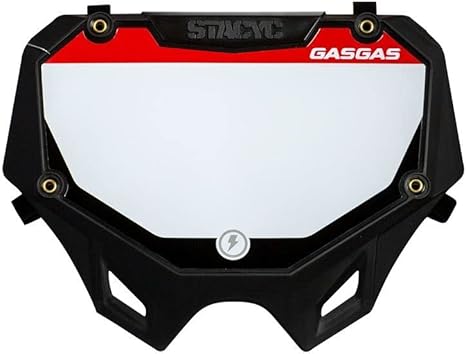 GasGas eDrive Front Number Plate for STACYC