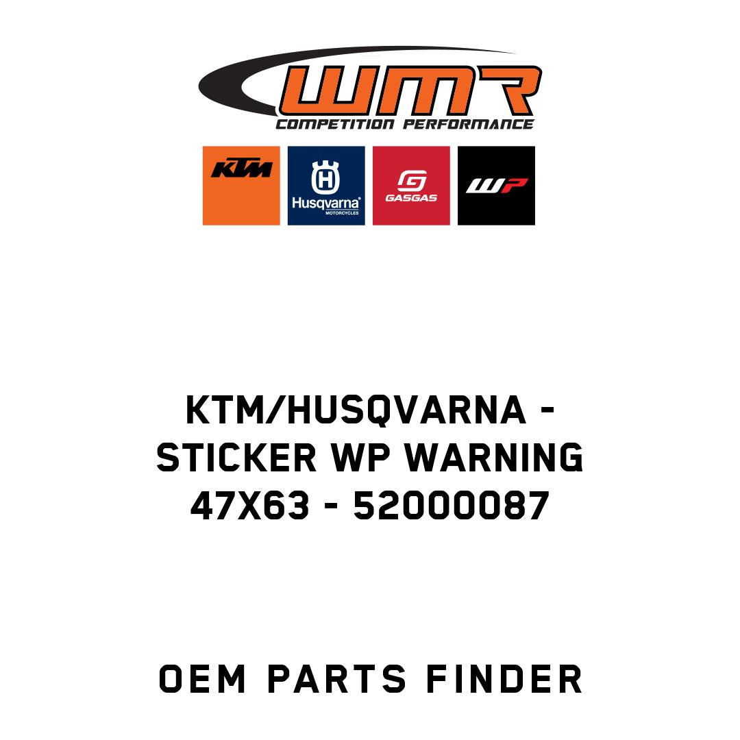 sticker WP warning 47x63