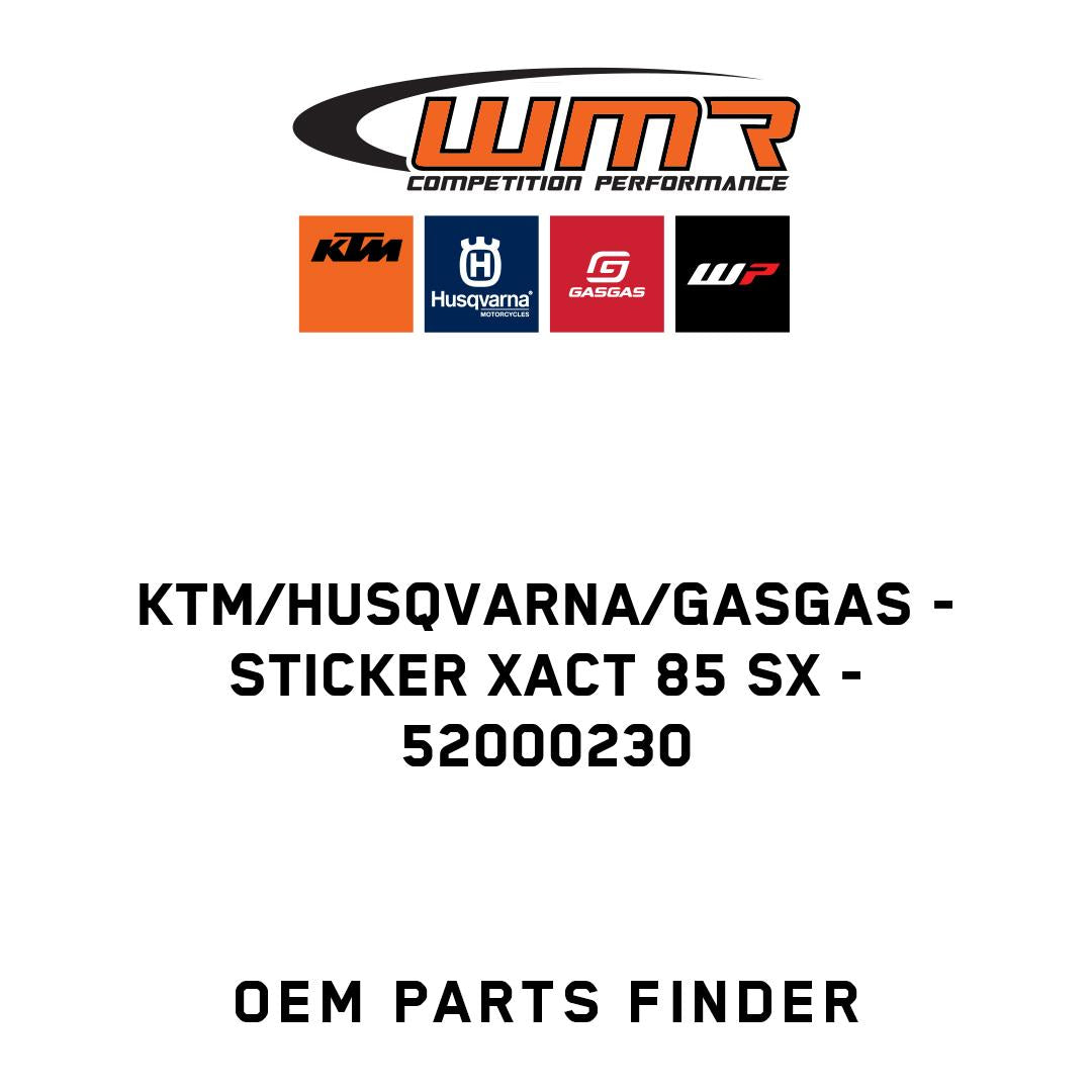 Sticker XACT 85 SX