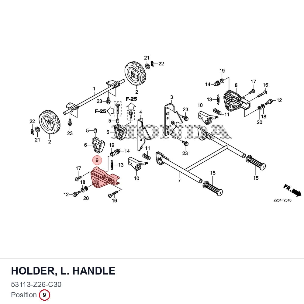 HOLDER, L. HANDLE