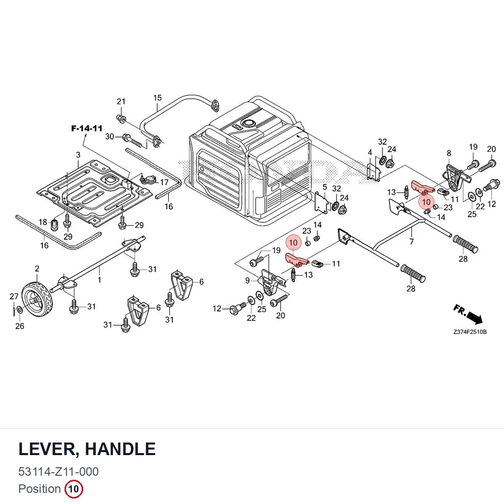 LEVER, HANDLE