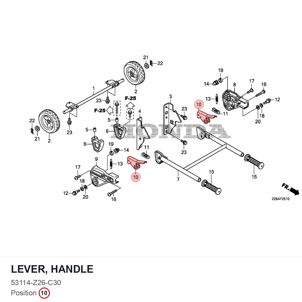 LEVER, HANDLE