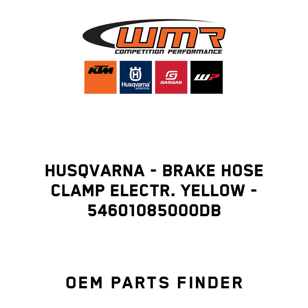 Brake hose clamp electr. yellow
