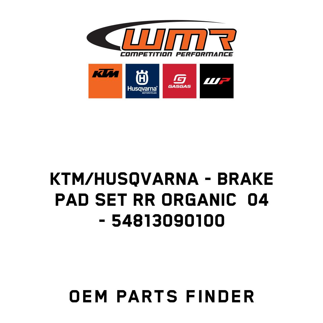 BRAKE PAD SET RR ORGANIC  04