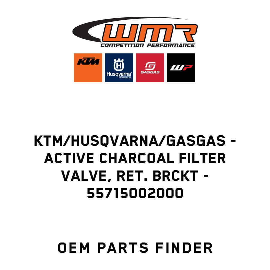 Active charcoal filter valve, ret. brckt