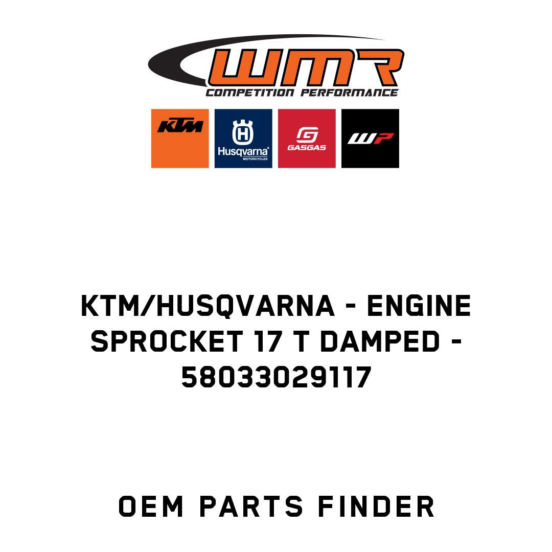 ENGINE SPROCKET 17 T DAMPED