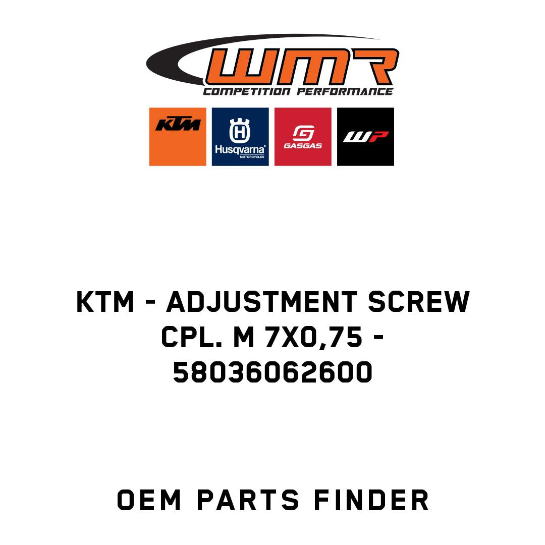 ADJUSTMENT SCREW CPL. M 7X0,75