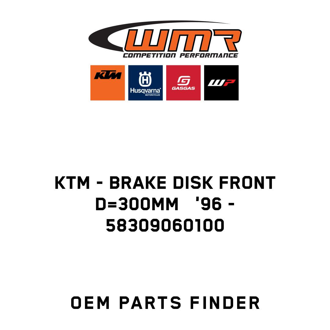 BRAKE DISK FRONT D=300MM   '96