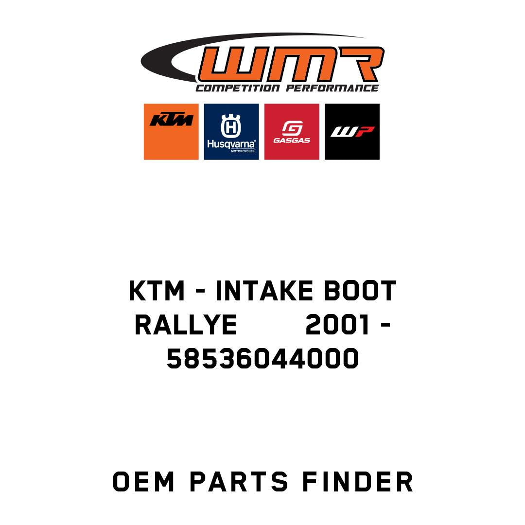 INTAKE BOOT RALLYE        2001