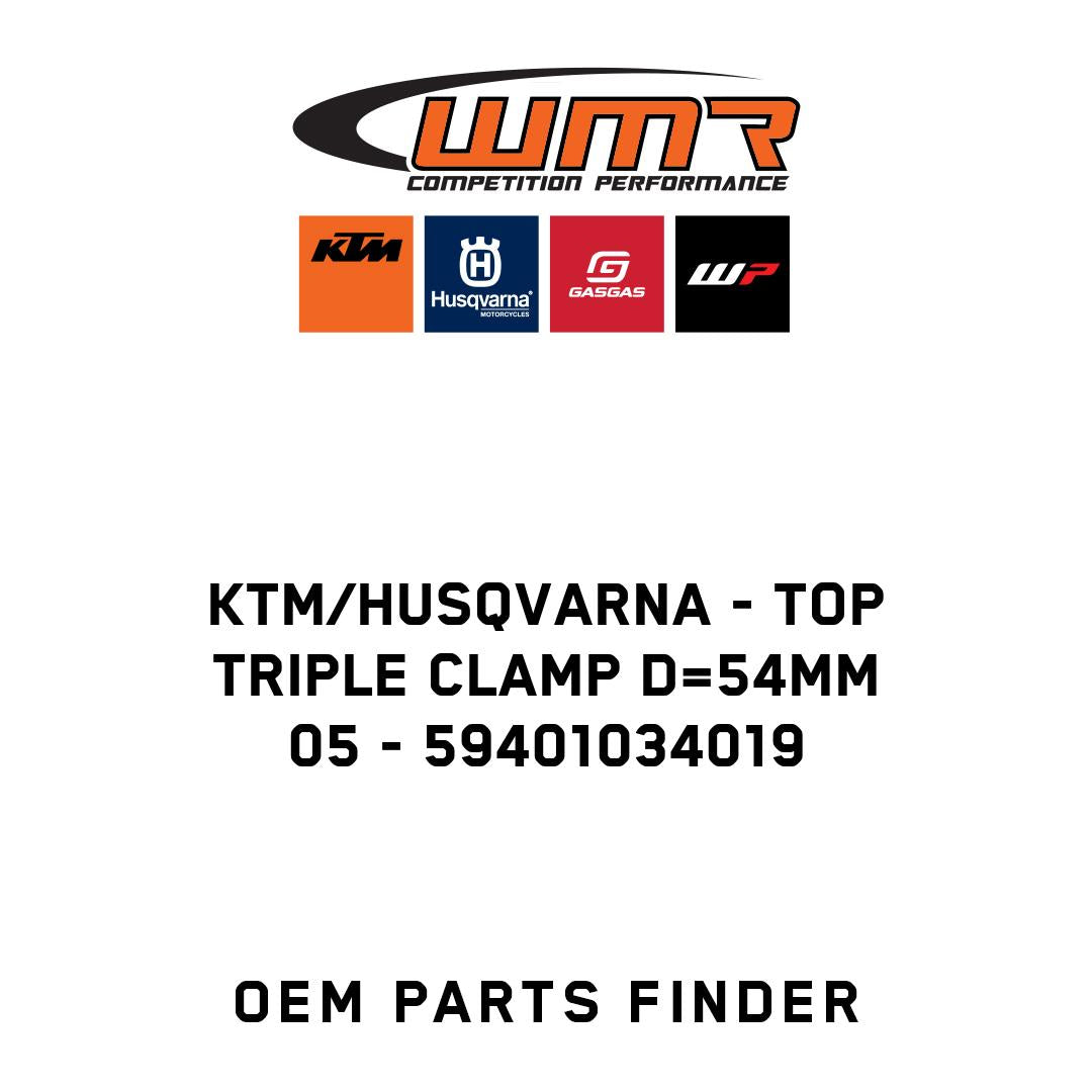 TOP TRIPLE CLAMP D=54MM     05