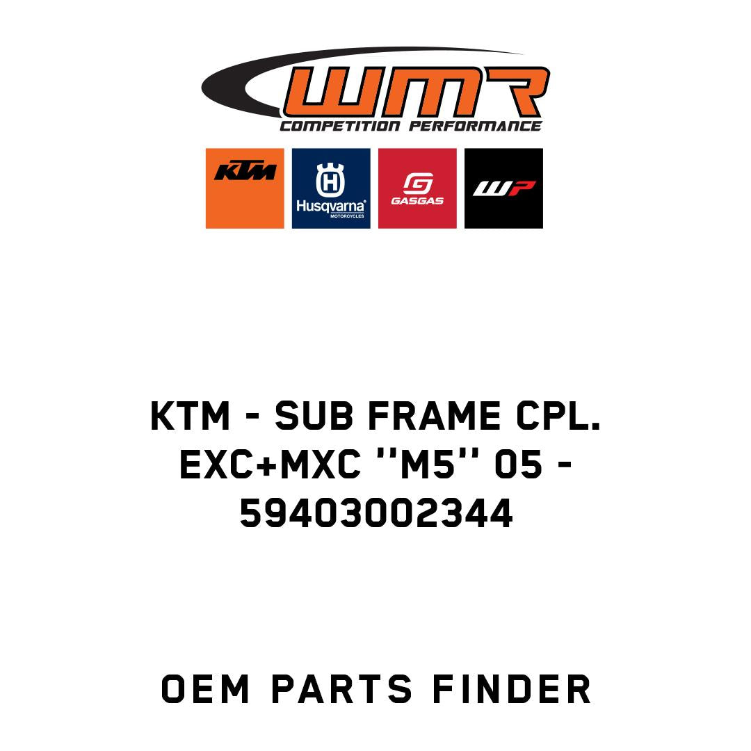 SUB FRAME CPL. EXC+MXC ''M5'' 05