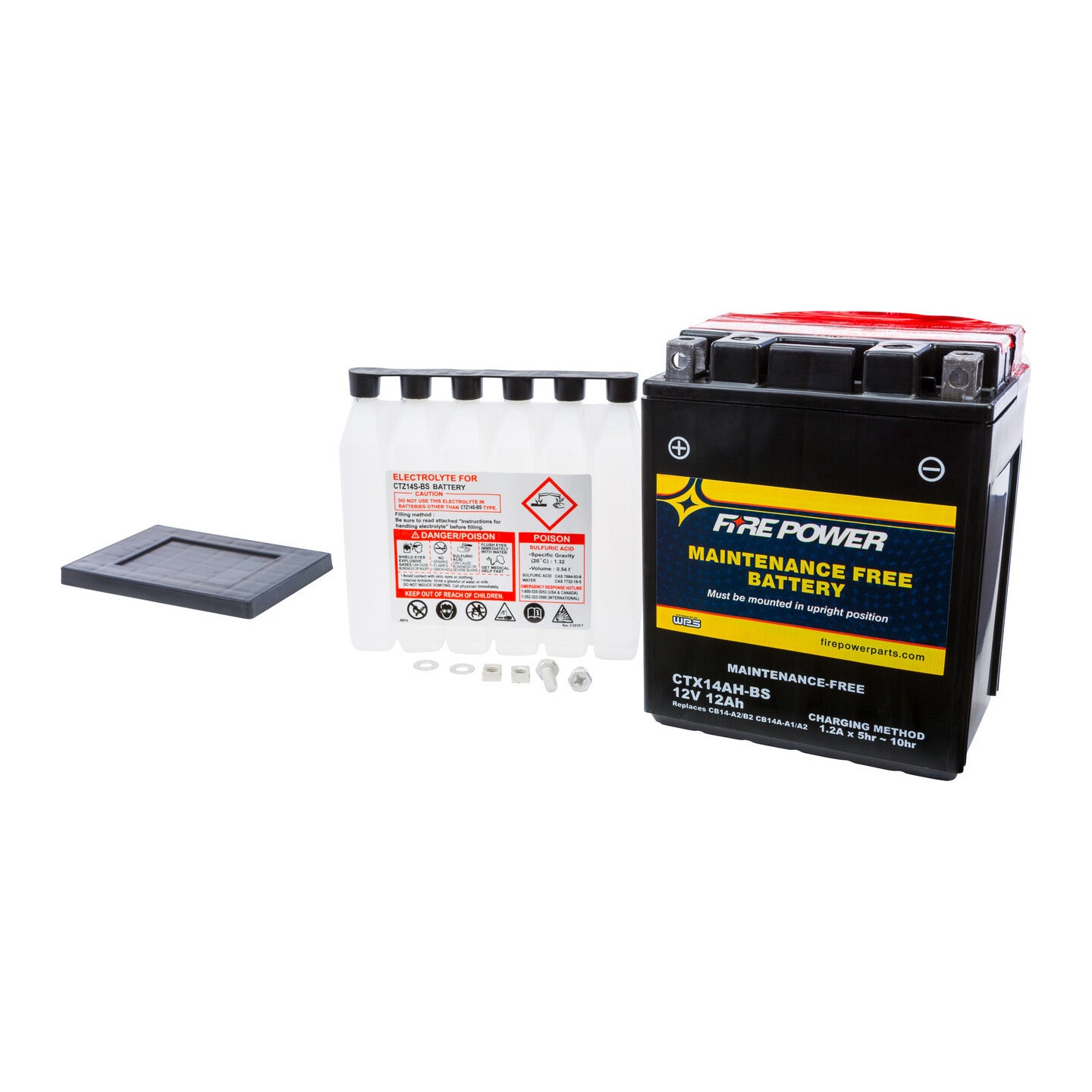Fire Power Maintenance Free Sealed Battery CTX14AH-BS