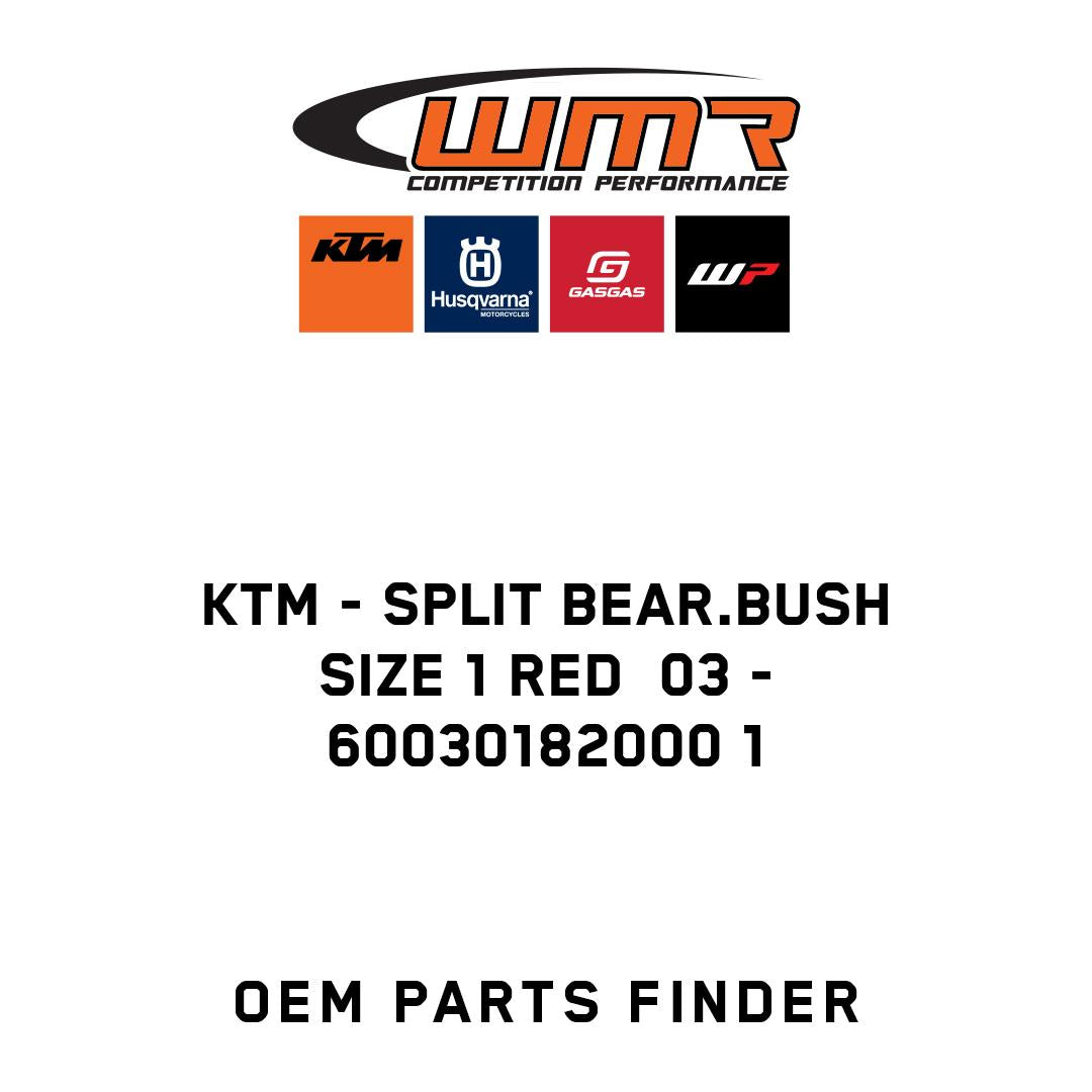 SPLIT BEAR.BUSH SIZE 1 RED  03