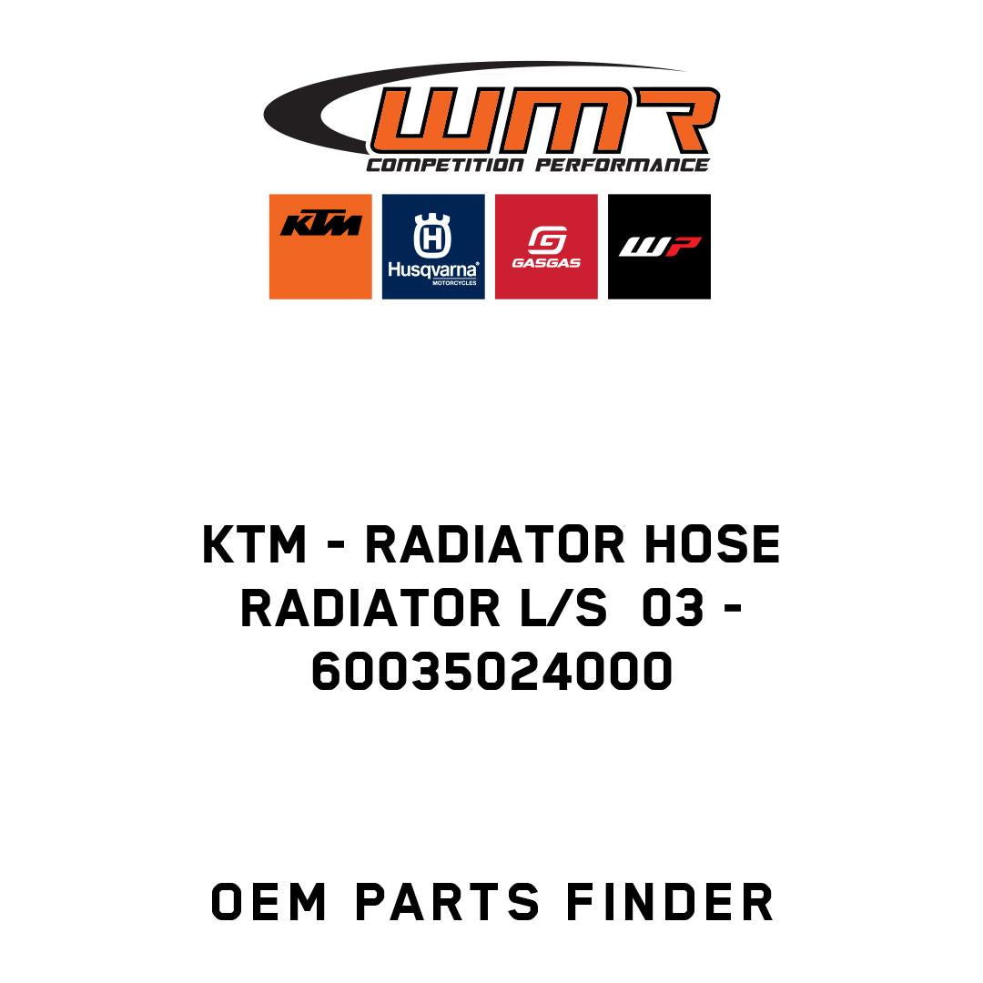 RADIATOR HOSE RADIATOR L/S  03