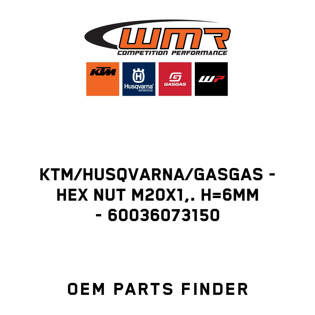 hex nut M20x1,. H=6mm