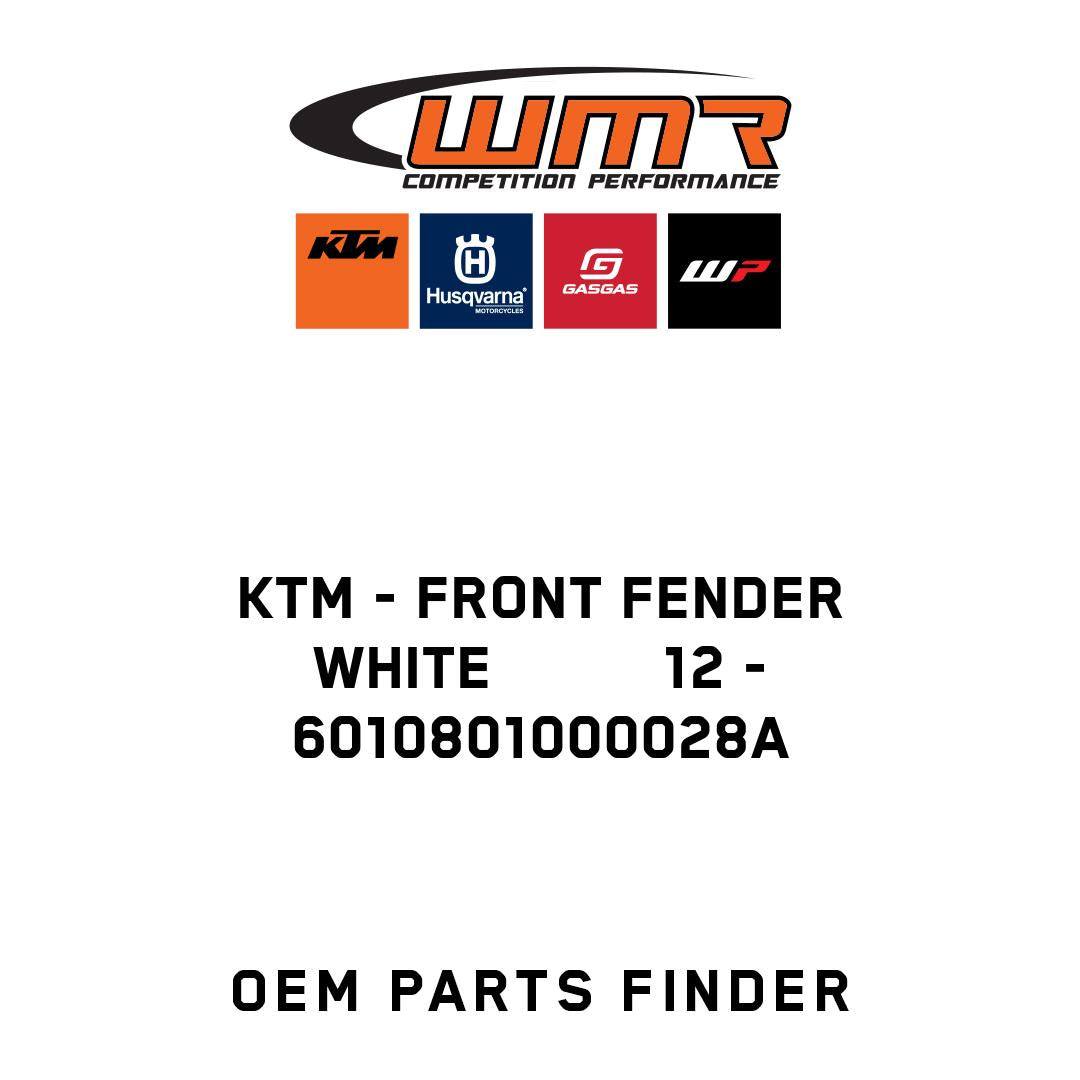 FRONT FENDER WHITE          12