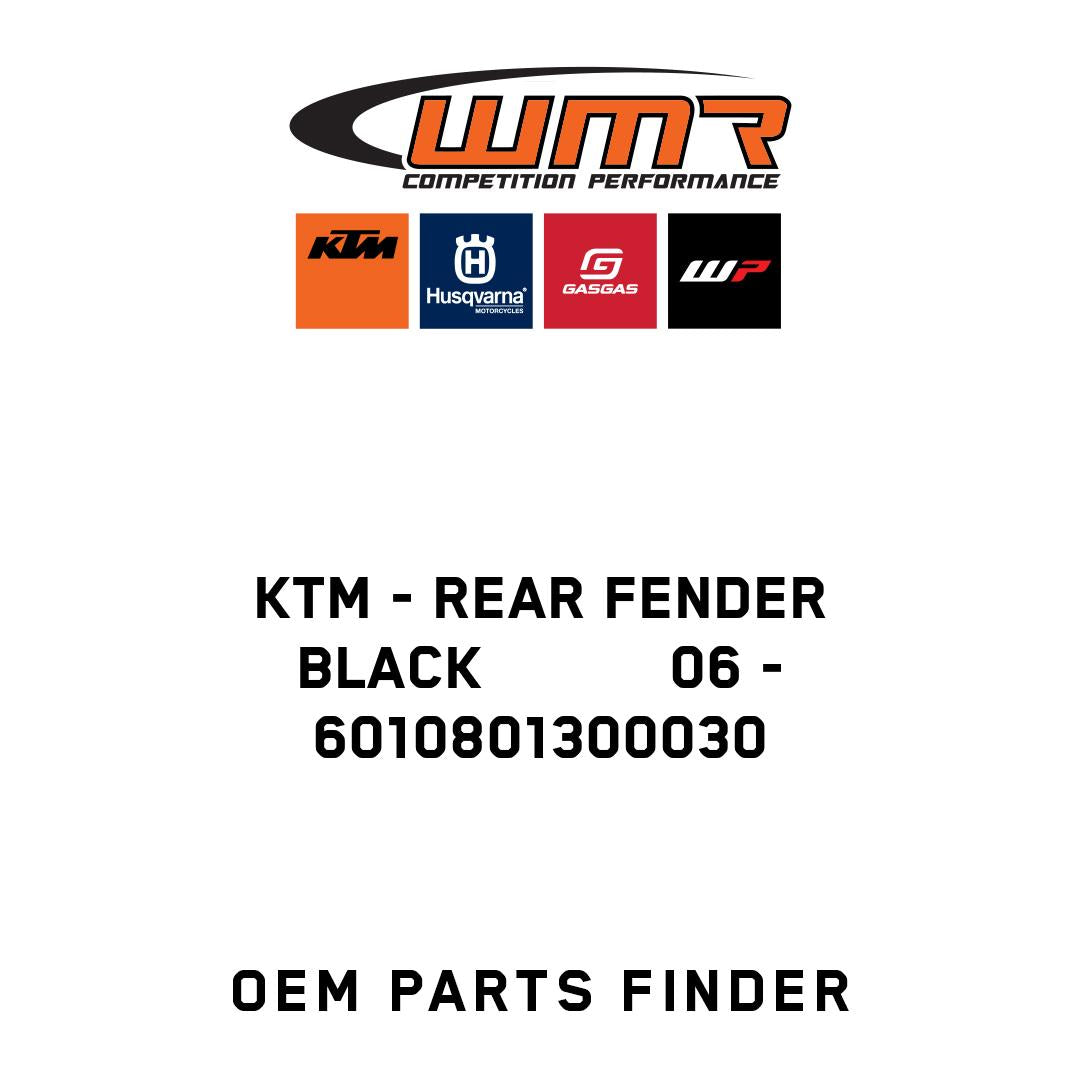 REAR FENDER BLACK           06