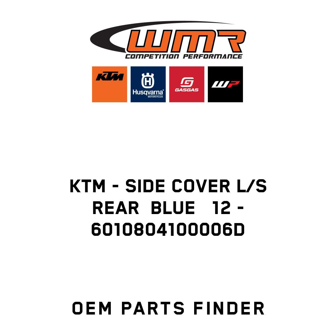 SIDE COVER L/S REAR  BLUE   12