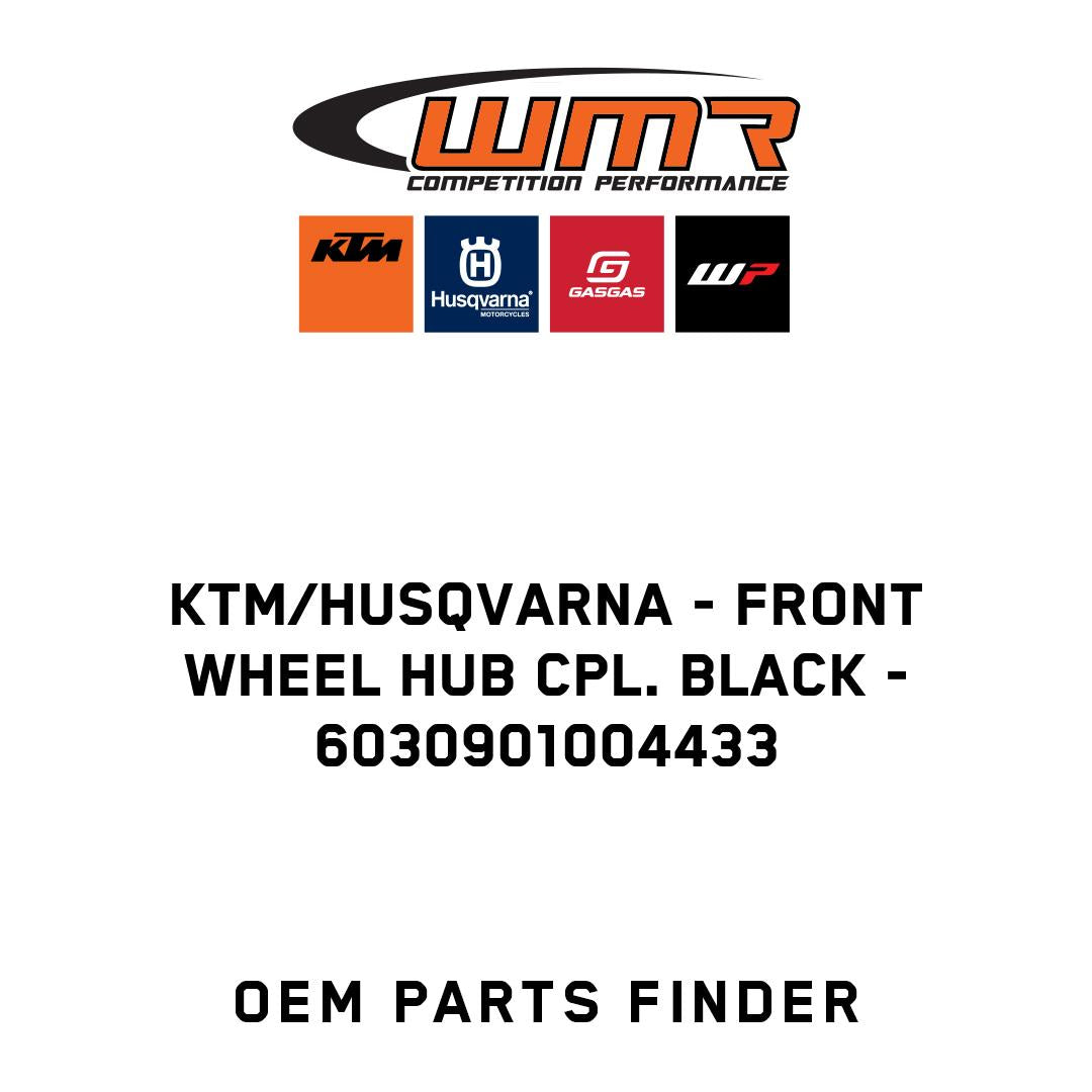 FRONT WHEEL HUB CPL. BLACK