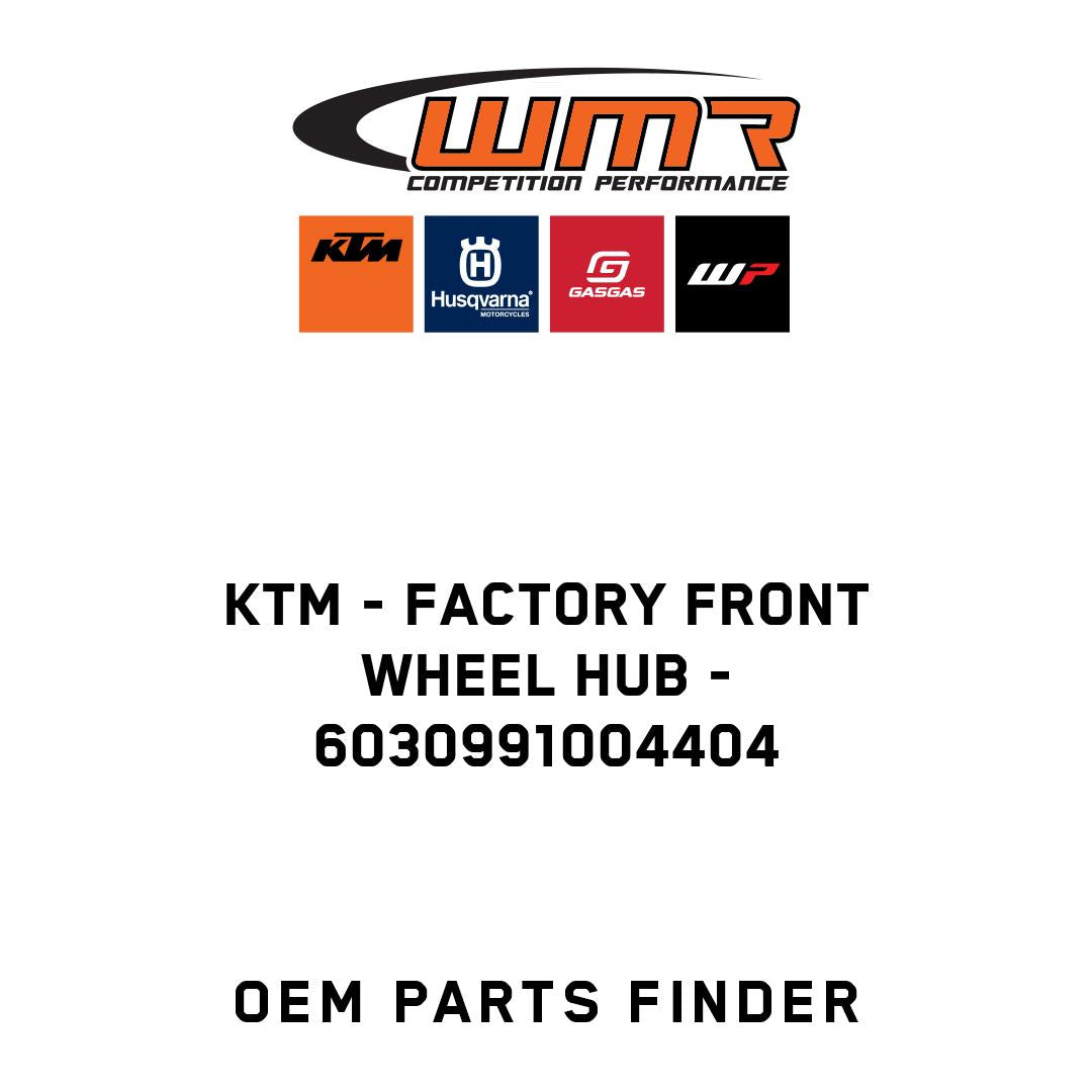 Factory front wheel hub