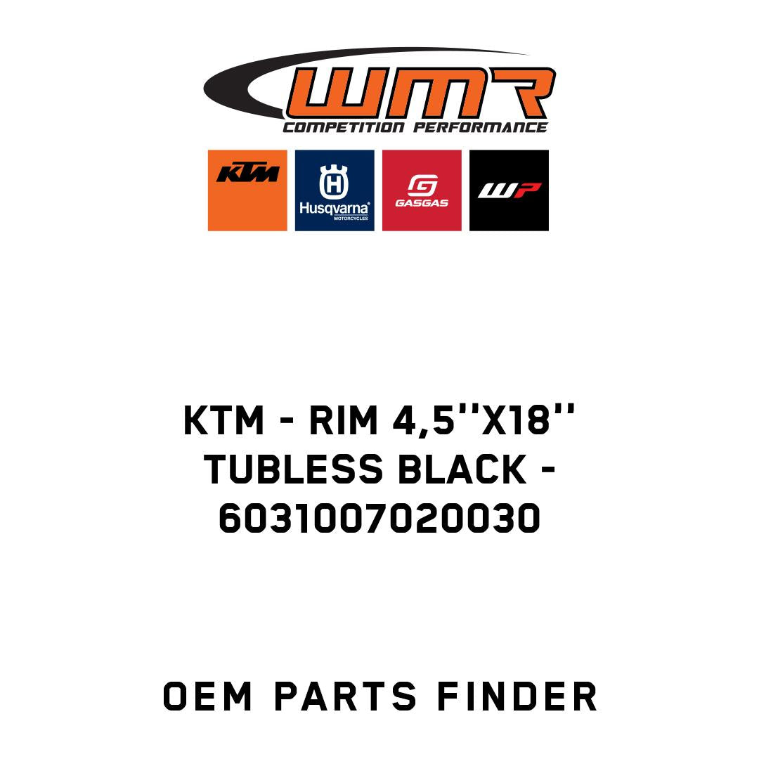 RIM 4,5''X18'' TUBLESS BLACK