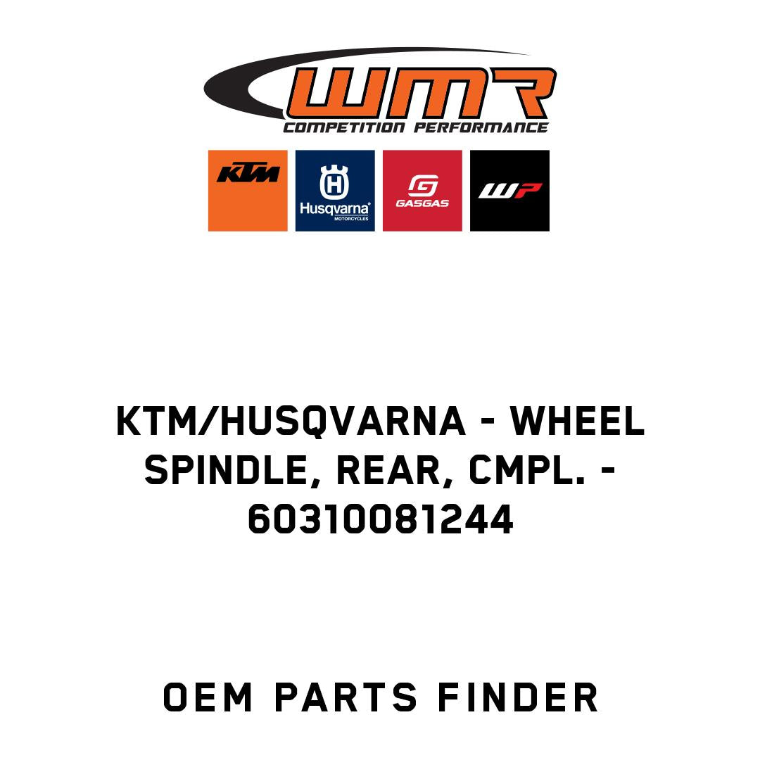 Wheel spindle, rear, cmpl.