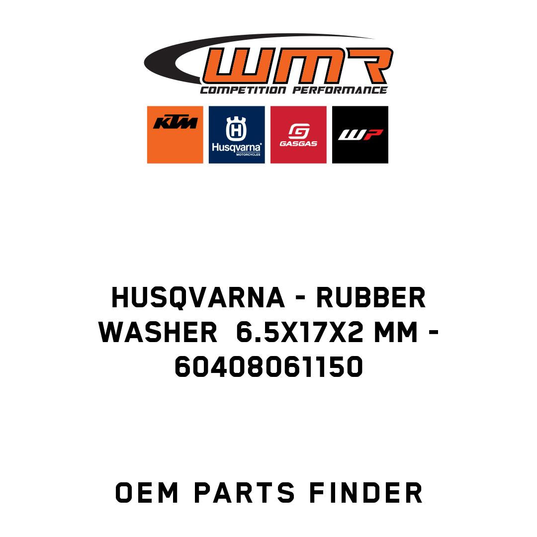 rubber washer  6.5x17x2 mm