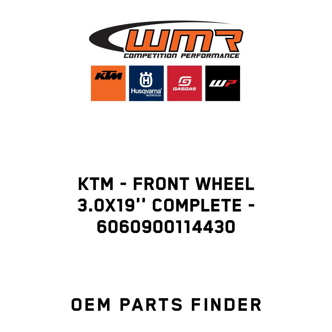 Front wheel 3.0X19'' complete