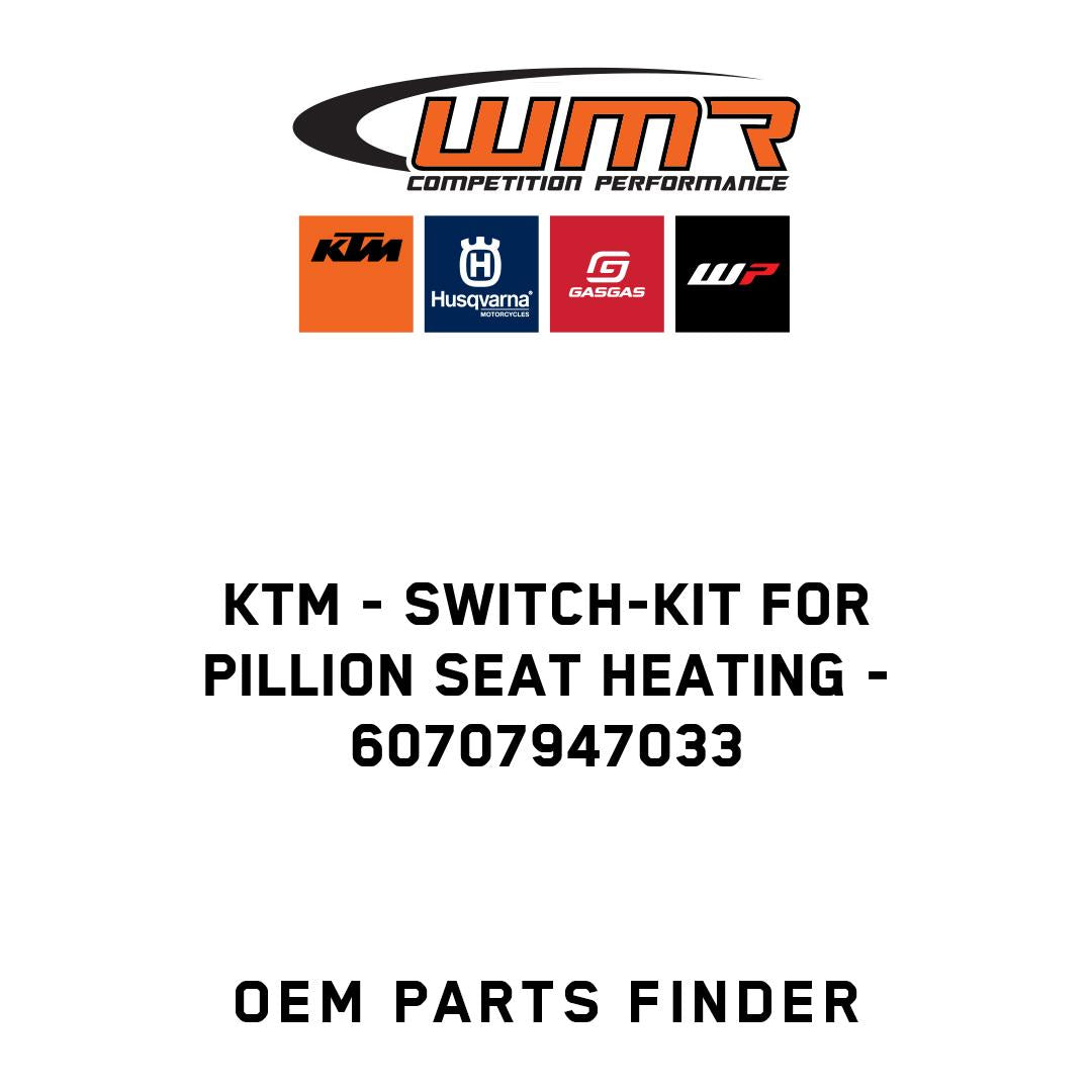 Switch-kit for pillion seat heating