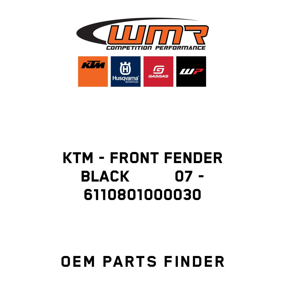 FRONT FENDER BLACK          07