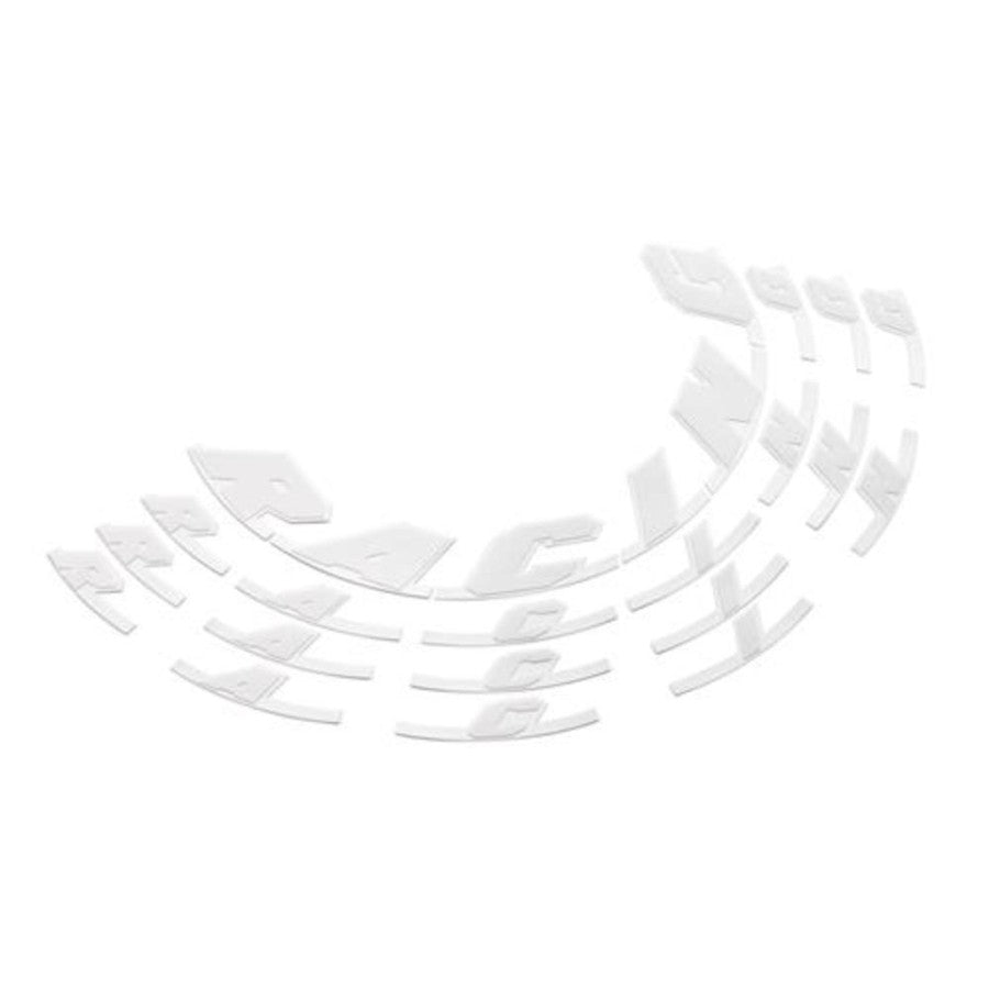 WHITE RACING RIM STICKER KIT