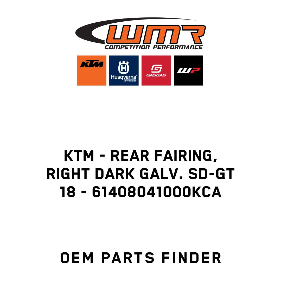 Rear fairing, right dark galv. SD-GT 18