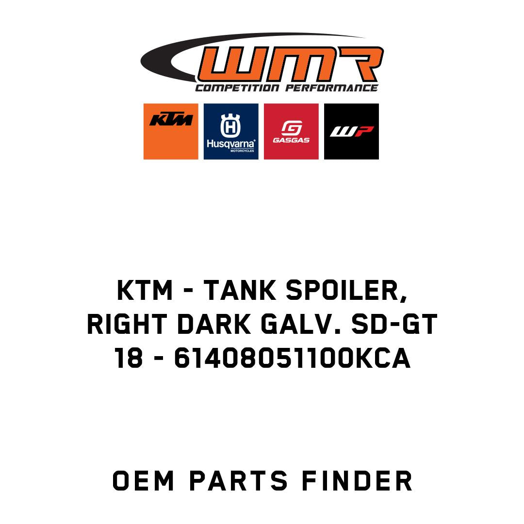 Tank spoiler, right dark galv. SD-GT 18