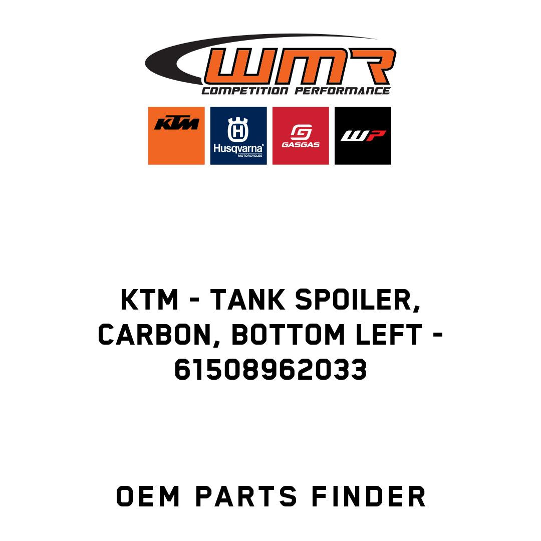 Tank spoiler, carbon, bottom left