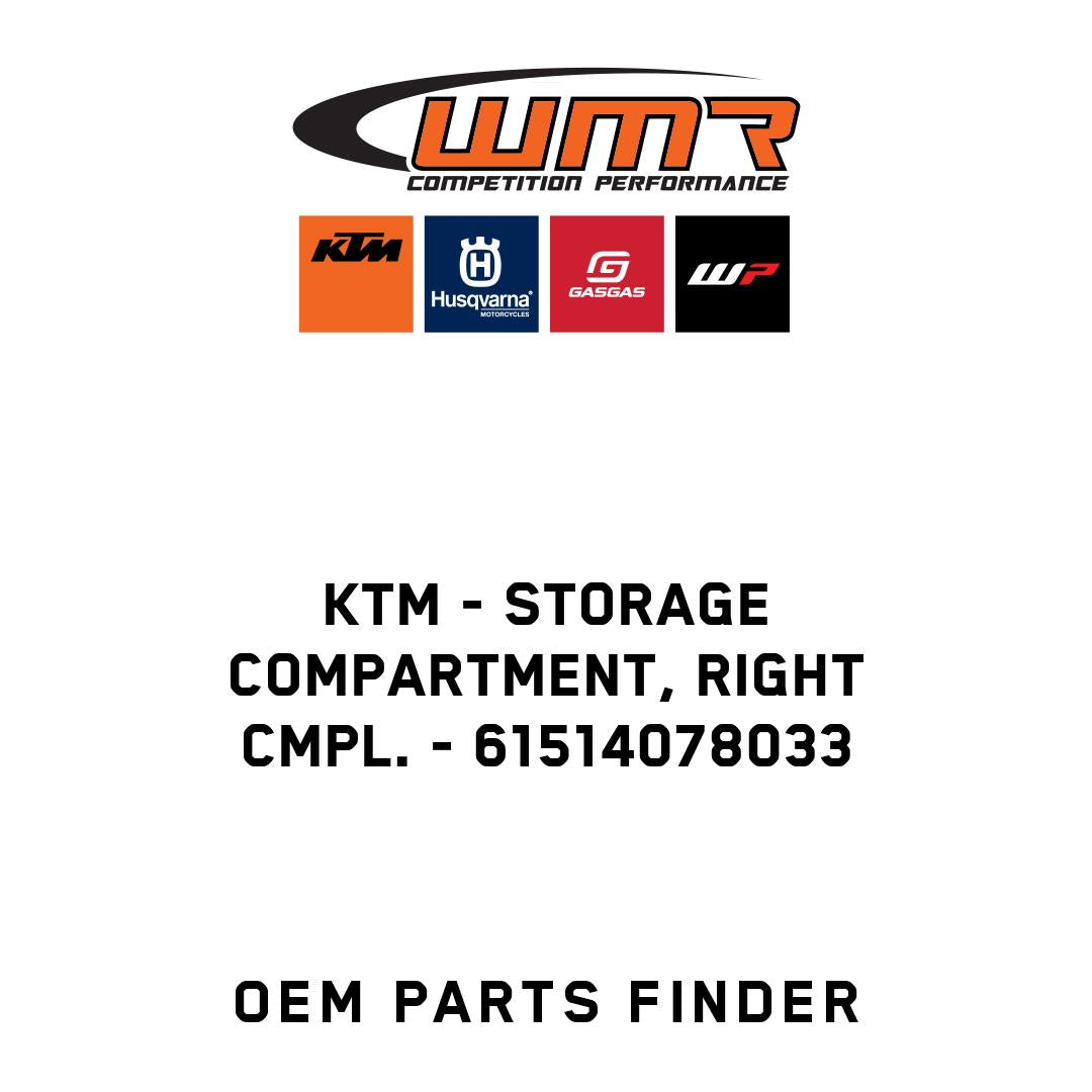 Storage compartment, right cmpl.