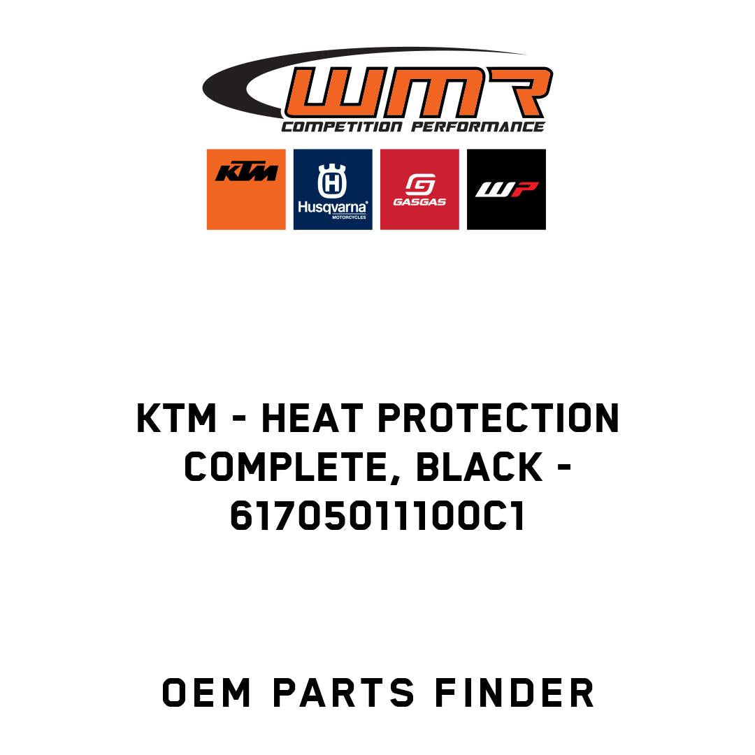 Heat protection complete, black